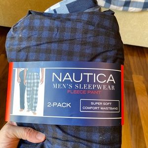 Nautica  ( NWT ) Fleece sleepwear pants (2 pair)